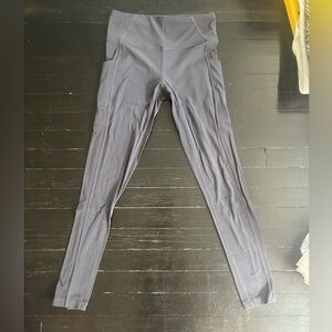 Prana Electa Leggings with Side Pockets, Gray, Size S